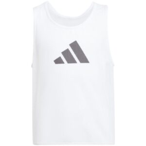Znacznik dla dzieci adidas Training BIB 24 junior biały JF3246