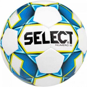 Piłka nożna Select Numero 10 biało-niebiesko-żółta 16806