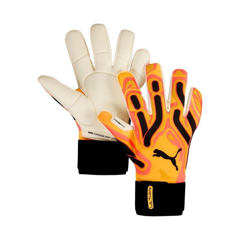 Rękawice bramkarskie Puma Ultra Ultimate Hybrid Sun 41858 09 - obrazek 2
