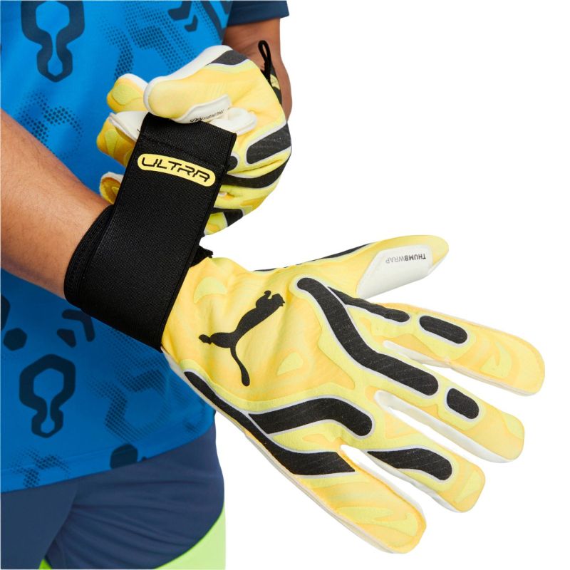 Rękawice bramkarskie Puma Ultra Ultimate Hybrid Sun 41858 04 - obrazek 11