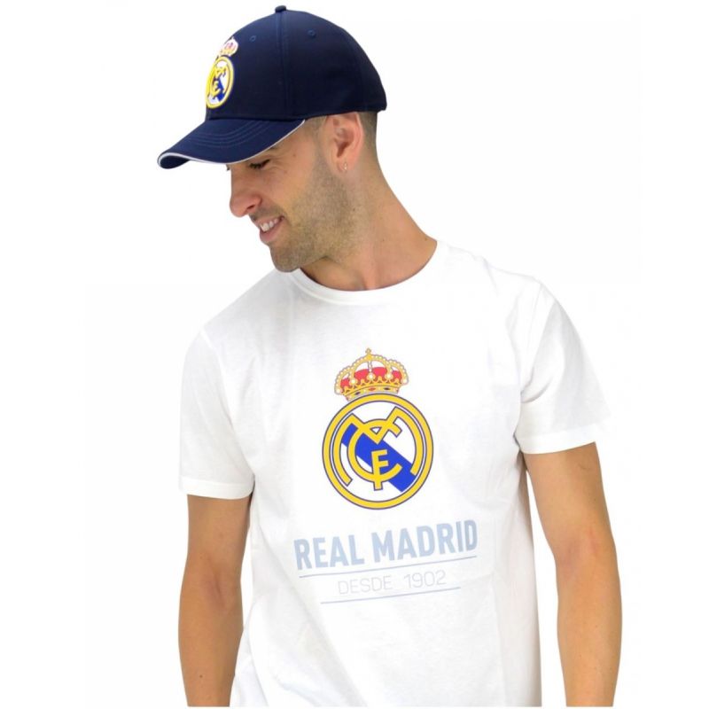 Czapka z daszkiem Real Madryt Cap M 12TH RM3GO12 - obrazek 3