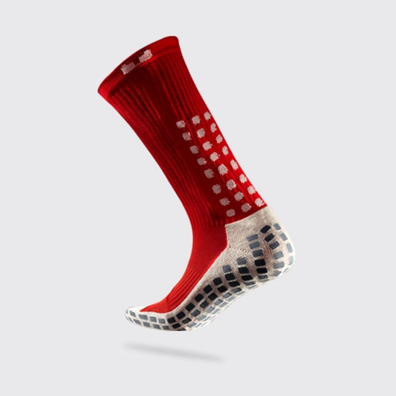 Skarpety piłkarskie Trusox Thin czerwone - obrazek 2