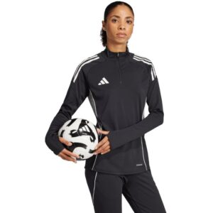 Bluza damska adidas Tiro 25 Competition Training Top czarno-szara JC6273