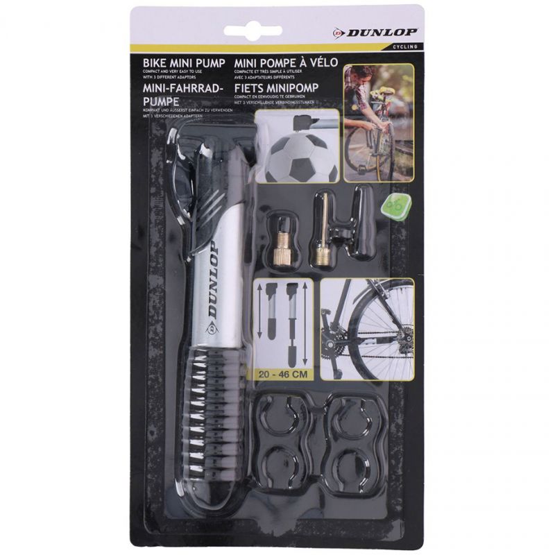 Pompka rowerowa Dunlop Mini Aluminiowa 102184 - obrazek 3