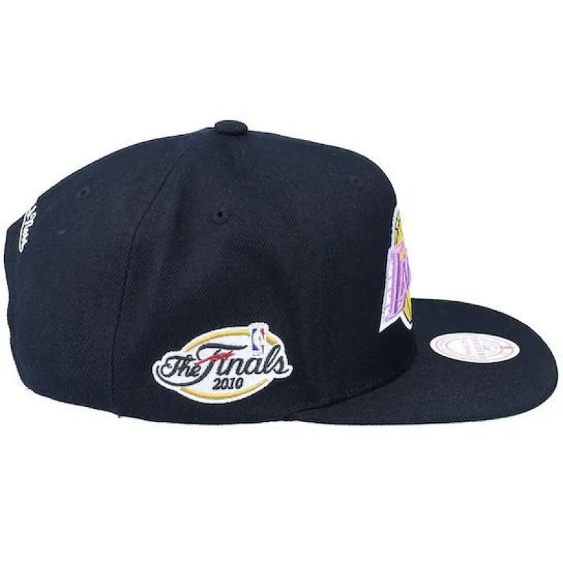 Czapka z daszkiem Mitchell & Ness NBA Los Angeles Lakers Top Spot Snapback Hwc Lakers HHSS2976-LALYYPPPBLCK - obrazek 3