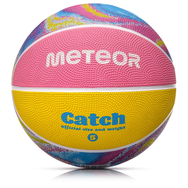 Piłka do koszykówki Meteor Catch 5 16810 roz.5 - obrazek 4