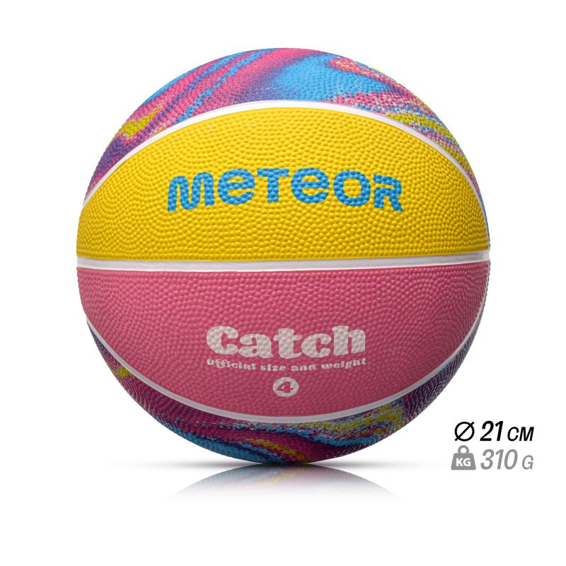 Piłka do koszykówki Meteor Catch 4 16811 roz.4 - obrazek 7