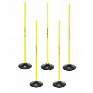 Laski Yakima tor przeszkód slalomowy 100cm 100872 żółty