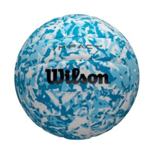 Piłka siatkowa Wilson Impact Gen Green VB niebiesko-biała WV2000801XBOF