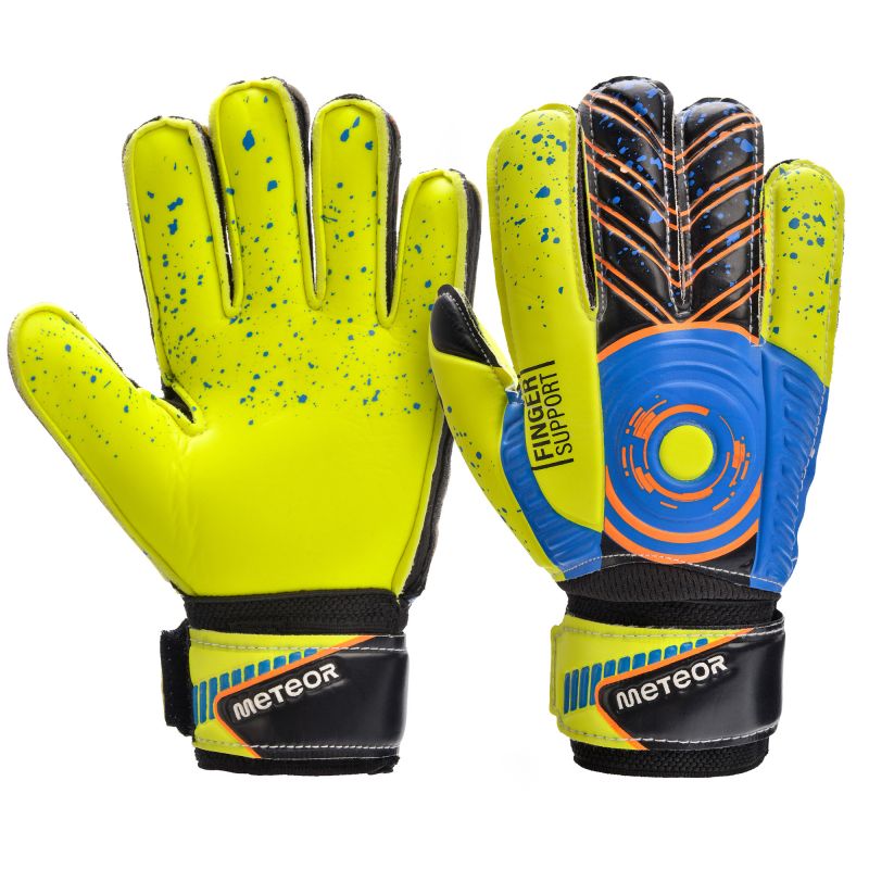 Rękawice bramkarskie Meteor Defence Jr 03827 - obrazek 6