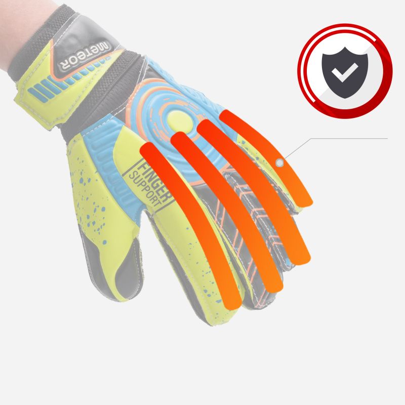 Rękawice bramkarskie Meteor Defence 7 M 03829 - obrazek 19