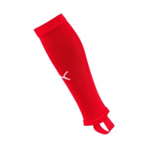 Rękawy piłkarskie Puma Team Liga Stirrup czerwone 703439 01