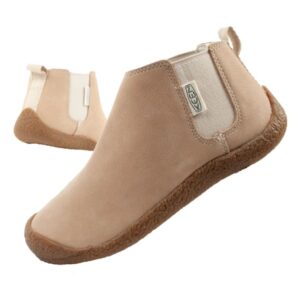 Keen buty damskie botki Mosey Chelsea skórzane lekkie beżowe