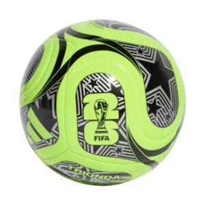 Piłka nożna adidas World Cup 26 Trionda Club zielono-czarna JD8052